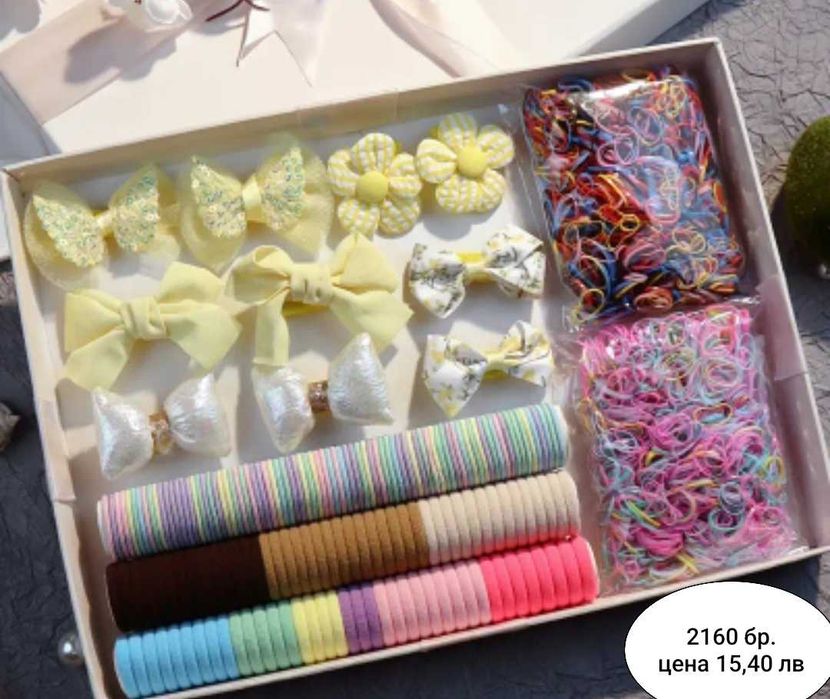 Комплекти детски аксесоари за коса