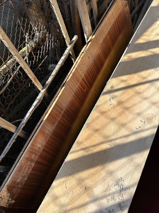 Стара ракла кафява с единични легла 2бр.