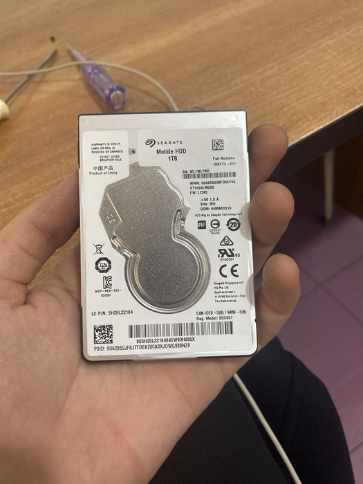 Hdd 1 tb  продам