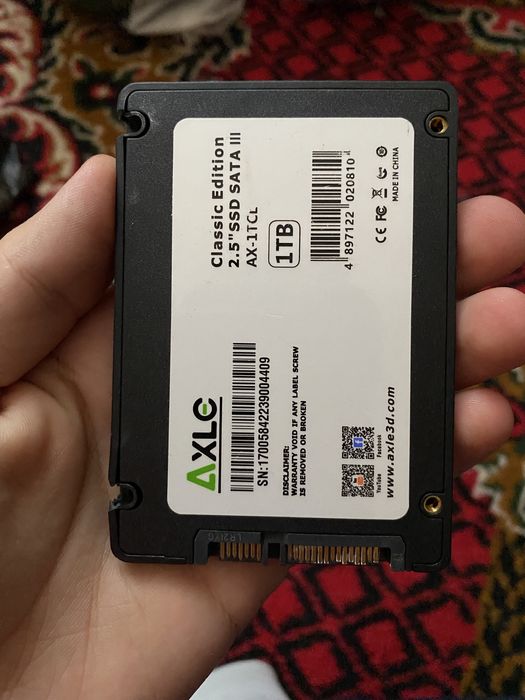AXLE SSD 1TB xolati yaxshi