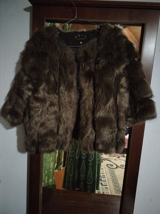 Шуба и кардиган в хорошем состоянии
