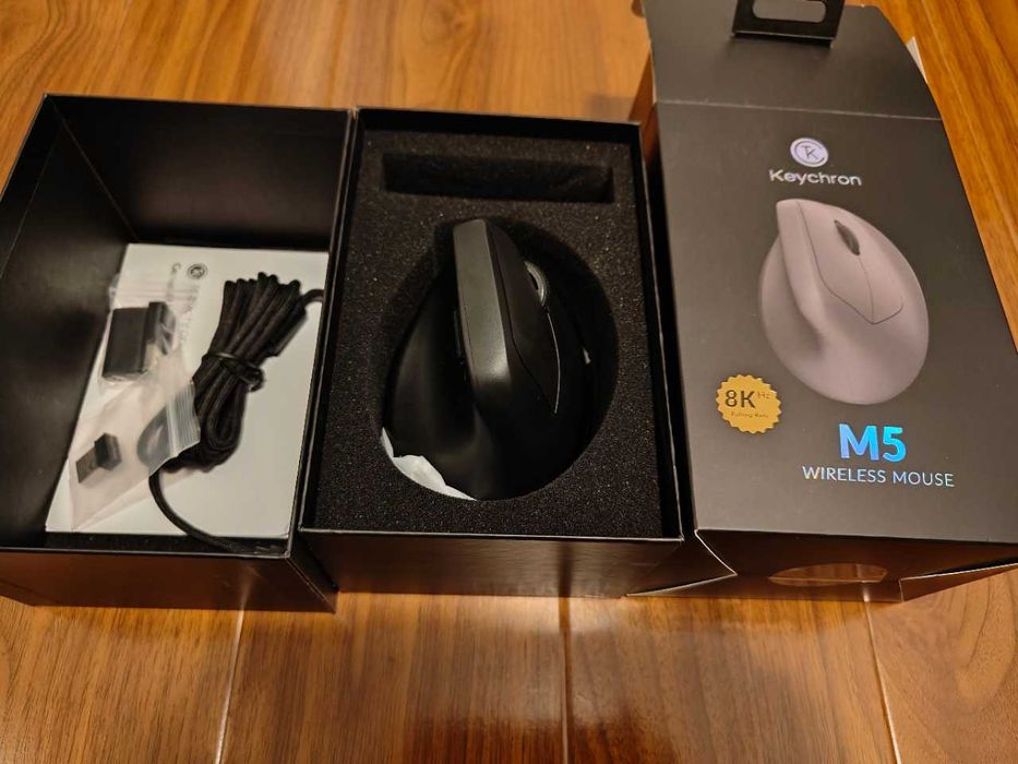 Mouse Keychron M5 Wireless 8K - Negru M5-A23