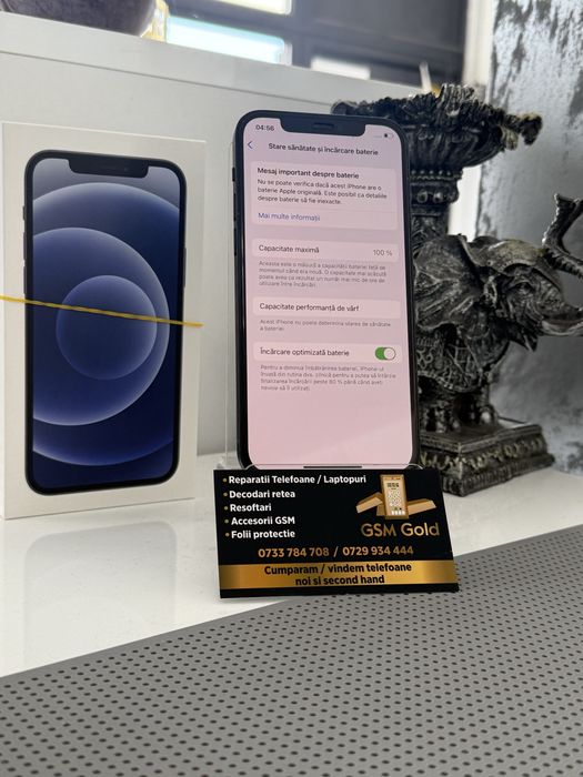 Vand iphone 12 de 64 gb baterie 100%