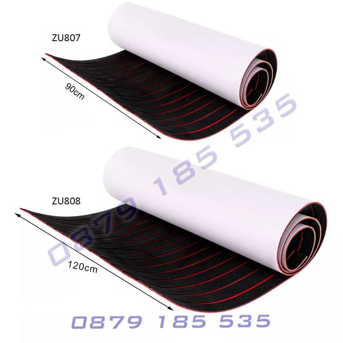 Подложка декинг EVA пяна черна червен настилка лодка яхта под палуба