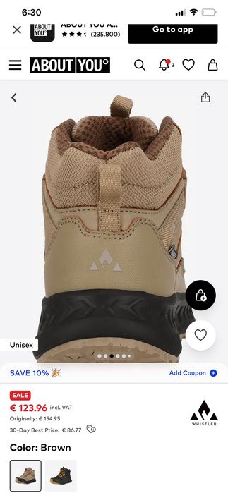 Vertical унисех зимни обувки 41 waterproof, Michelin подметка