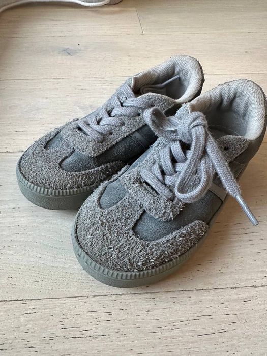 Zara adidași din piele întoarsă pentru copii, mărimea 26