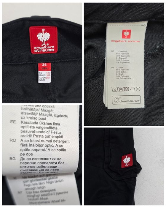 Pantaloni salopeta Engelbert Strauss Cordura Motion 2020, Nr.  26 sau Nr. 52 un L ptr barbați și borseta scule ES Motion Cordura nouă