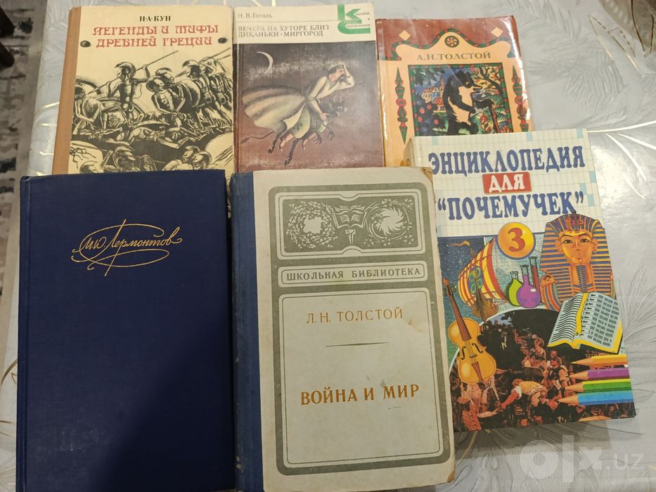 Книги разные, словари.