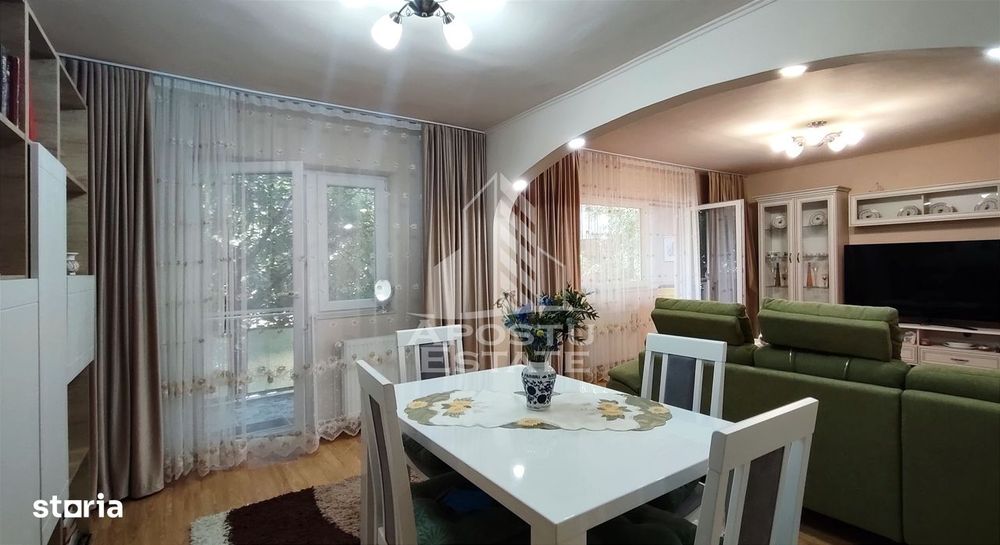Apartament 4 camere, centrala proprie, zona Miorita