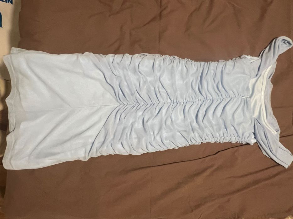 Дамска синя рокля