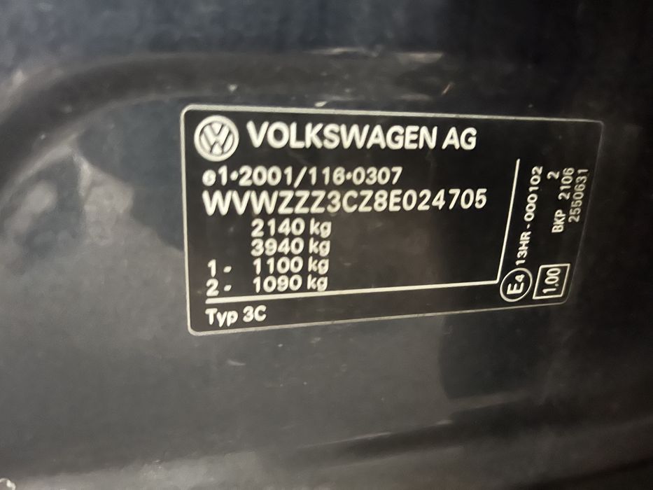 Vw Passat 2.0d 140ks BKP na chasti Пасат на части