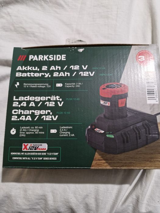 Комплект батерия и зарядно  PARKSIDE , 12v A2