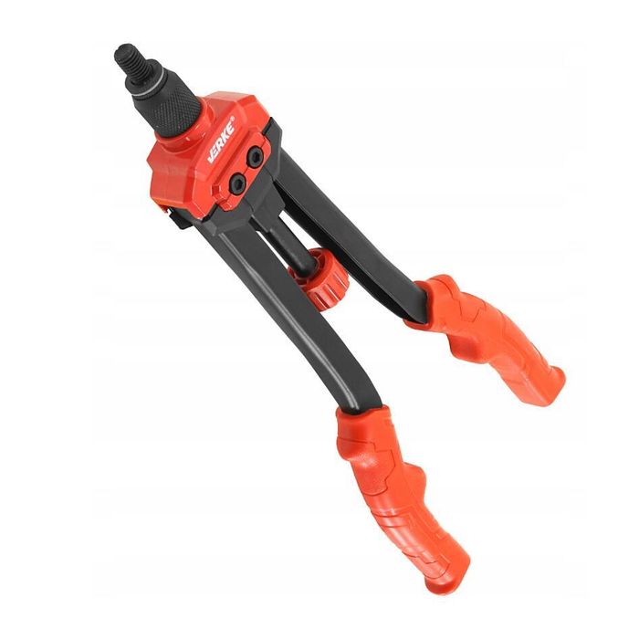 Cleste manual pentru piulite nituibile M3-M12, set cu 70 piulite si