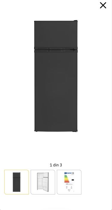 Frigider negru Vortex