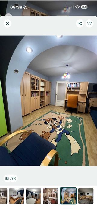 Vand apartament cu 3 camere mobilat ,zona Andrei Muresanu