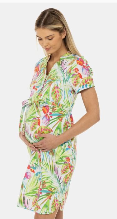 Еластична рокля за бременни и кърмещи