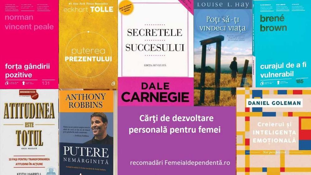 Cărți motivaționale și de dezvoltare personală, cu LIVRARE IMEDIATA