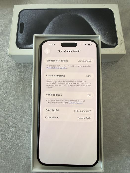 Iphone 15 pro max impecabil 256g