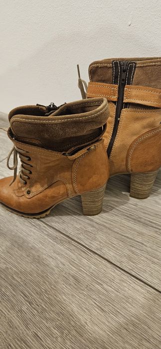 Bocanci damă, piele naturală