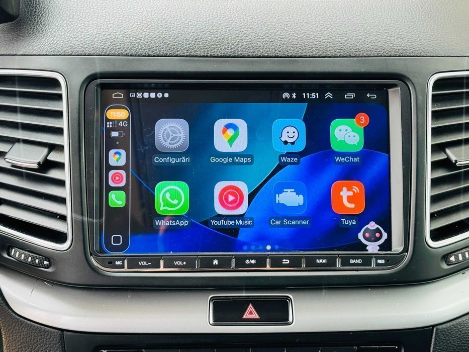 Navigatie 4GB Carplay VW Golf Passat cc Touran Tiguan Polo Tiguan T5