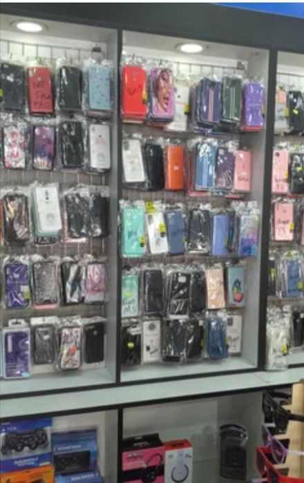 Samsung Redmi Ayfon xar turdagi telifon zaryatnik chexol steklo novuni