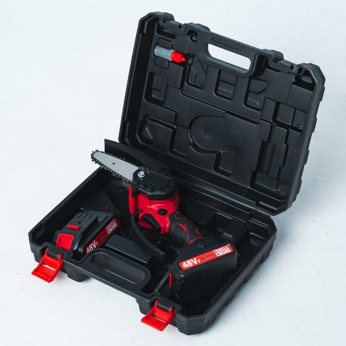 Беспроводной аккумуляторный цепная пила 10 см на батарейках 48 B