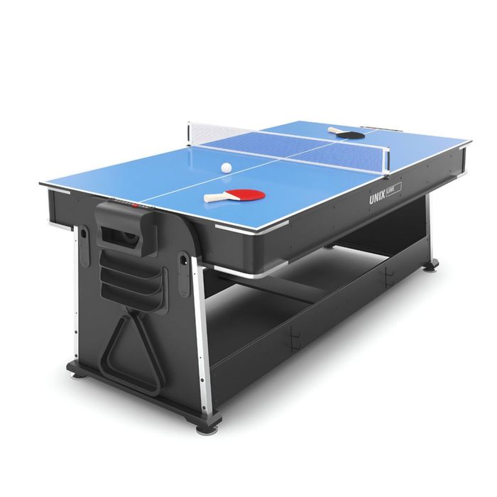 Игровой стол 4 в 1 Настольный теннис Аэрохоккей Бильярдный СТОЛ Fitnes
