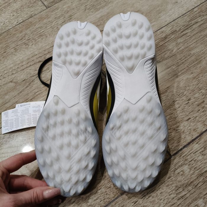 Ghete fotbal adidas F50 League Messi TF - De aur