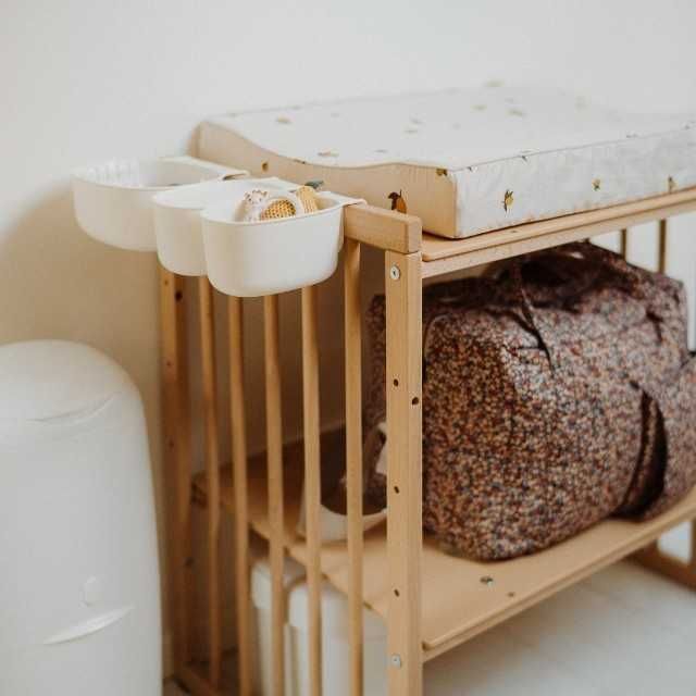 Мострена Натурална дървена кошара за бебе 7в1 Смарт, Детско Легло