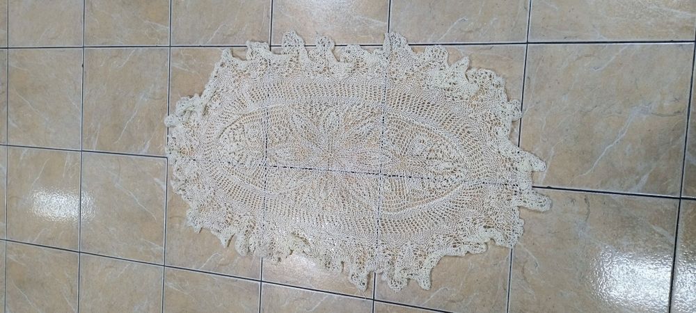 Покривки,карета и подложки плетени на една кука!