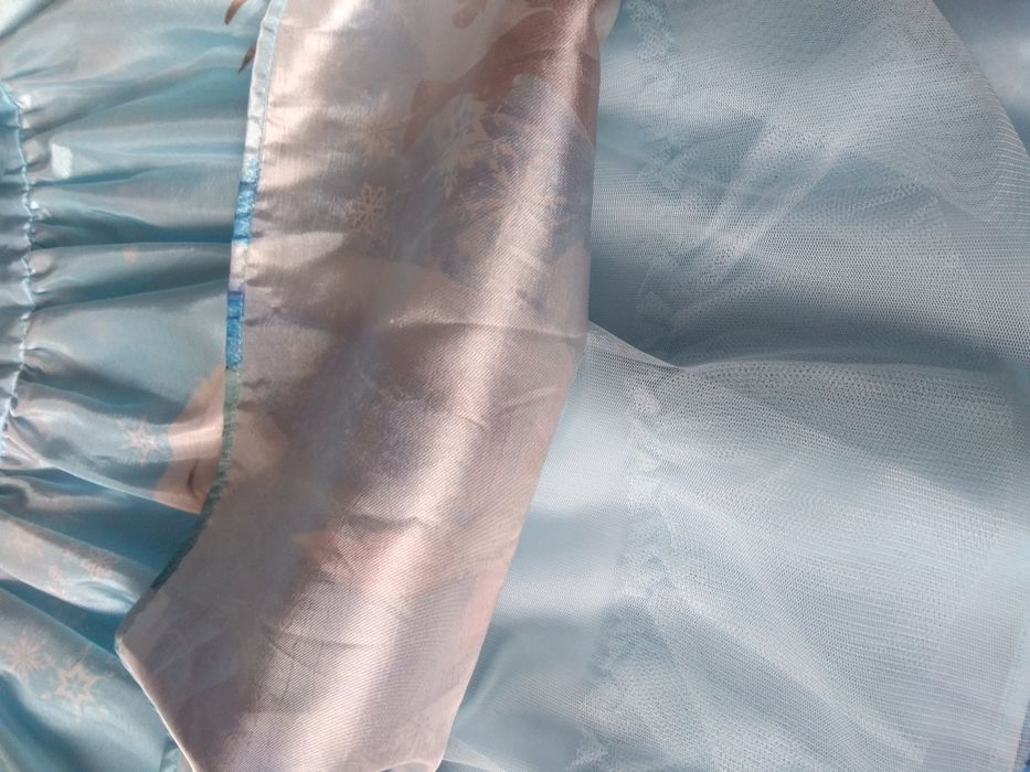 Детска рокличка с Елза и Ана