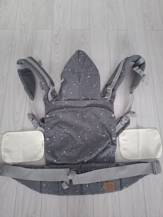 Marsupiu pentru bebe, KinderKraft, Bumbac, Gri
