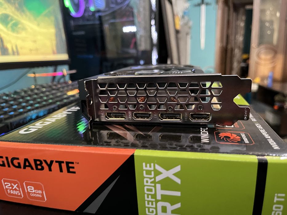 Видеокарта Nvidia RTX 3060ti 8 gb
