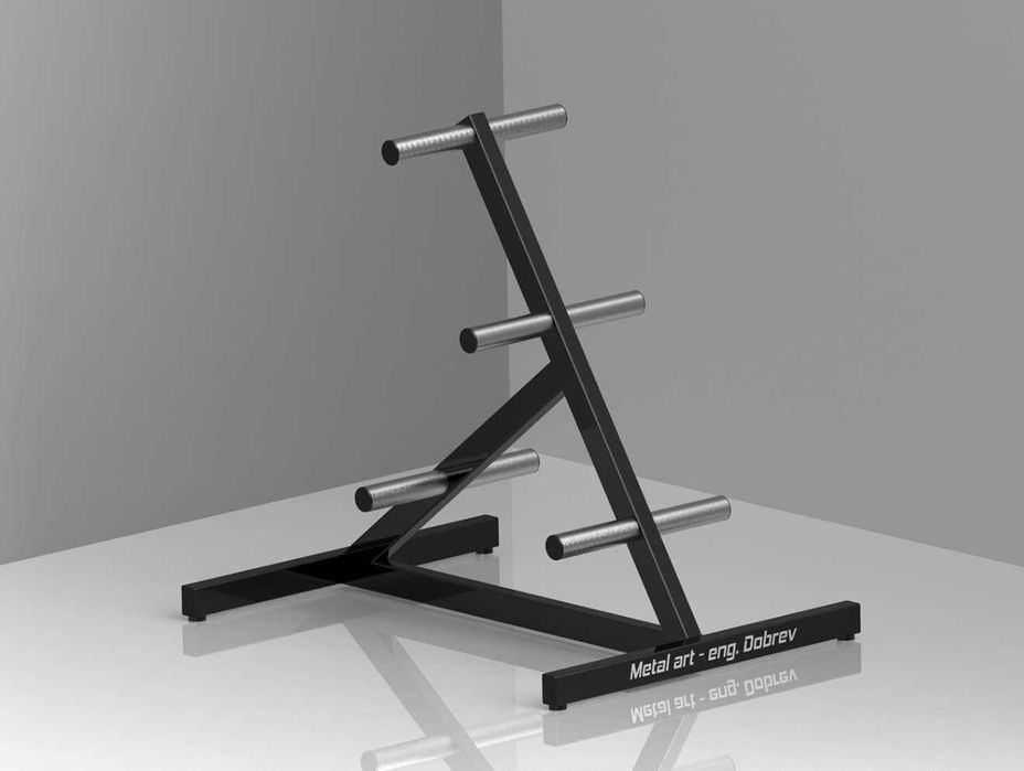 Двустранна стойка за дискове  ф 50 мм