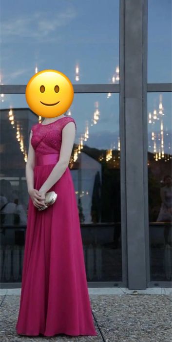 Официална рокля в цикламенк