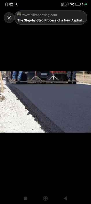 Asfalt yotqizish xizmati!