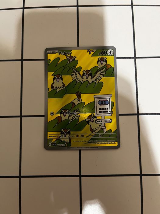 Pidgey pokemon карта