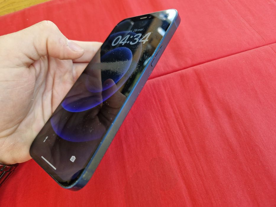 -Iphone 12, Blue, 128Gb, 4Ram, Bat: 100%, stare perfecta functionare, zgarieturi sticla, poze reale, doar telefonul, nici o restrictie