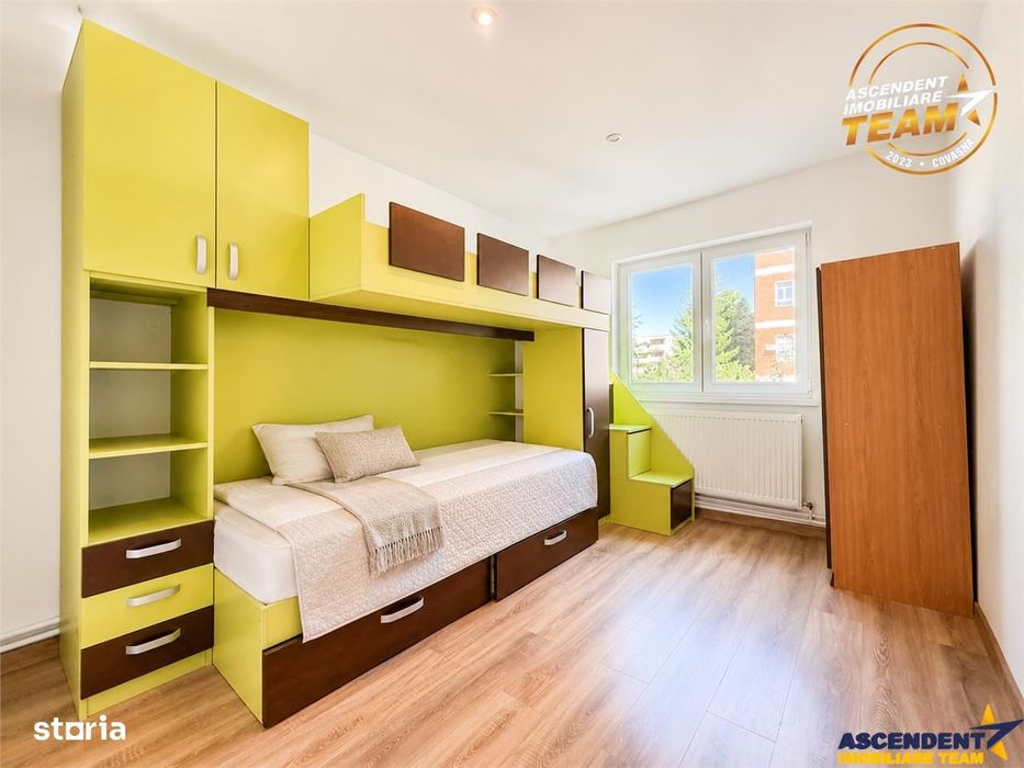 Confort,liniste,pozitie apreciabila: Apartament renovat,decomandat,3 c