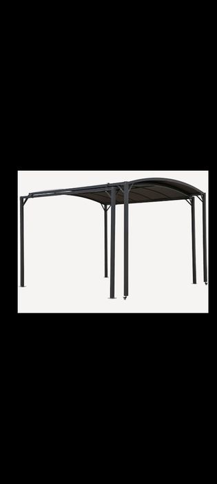 Pergola sau Carpot, structură metalica de gradina , acoperis retractabil, 3x3/5.35 m