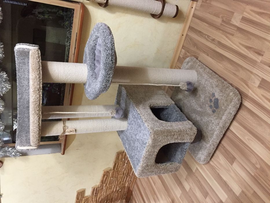 Дом когтеточка  для кошки!