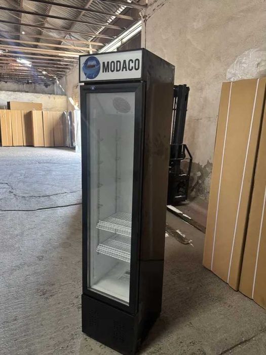 Vitrină verticală îngustă 42 cm LED ventilată