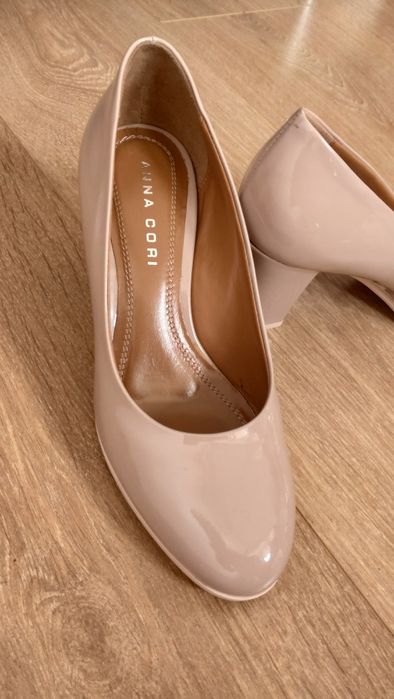 Pantofi Anna Cori piele lacuita