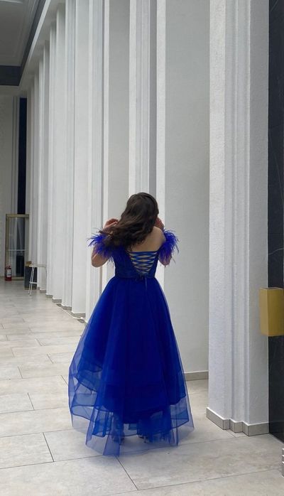 Rochie albastră elegantă