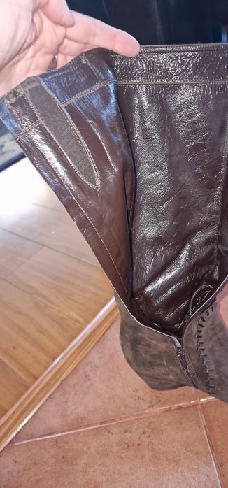 Cizme piele întoarsă Navyboot