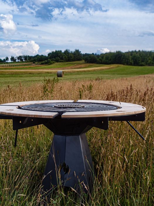 Grătar personalizat rotund