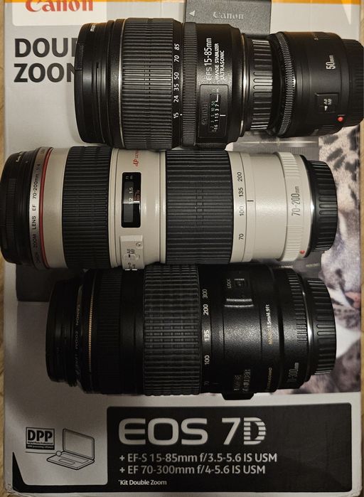 Canon eos 7d double zoom kit