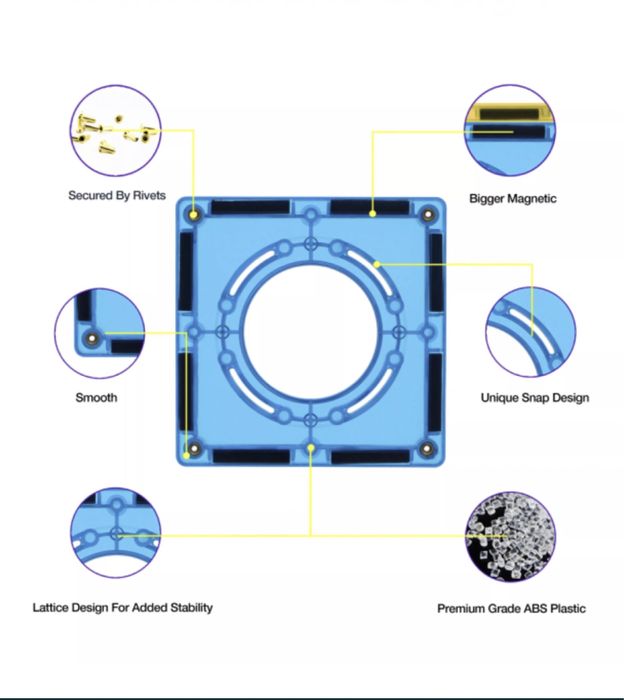 Магнитни плочки магнитен конструктор 108 части