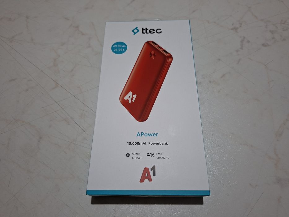 ЧИСТО НОВА ! Външна батерия / PowerBank "T-TEC" (10000mAh)