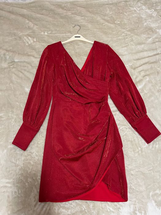 Rochie roșie Alina Cernătescu, S